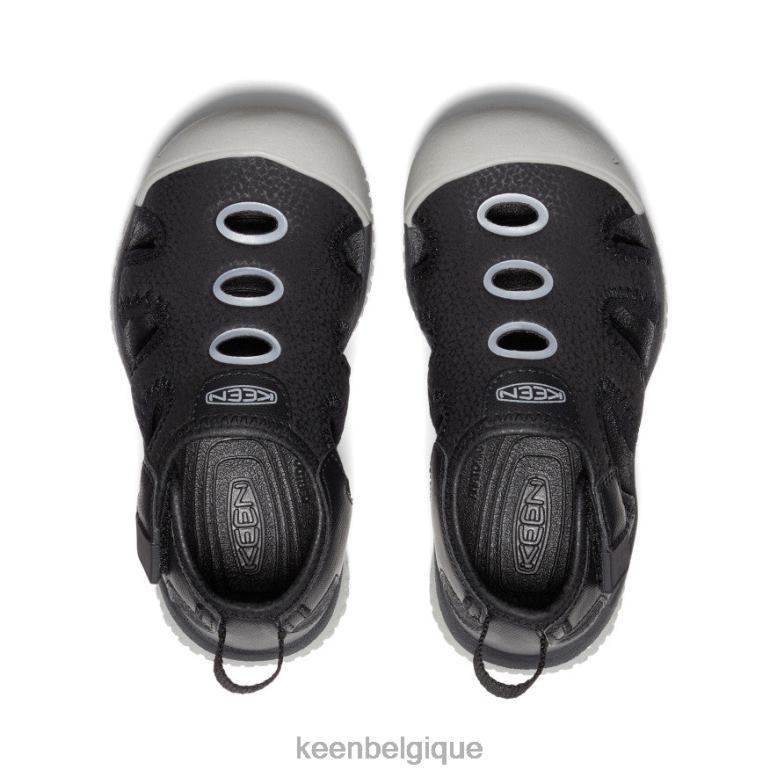 chaussure KEEN sandale en galuchat noir/bruine petits enfants PD0JD863