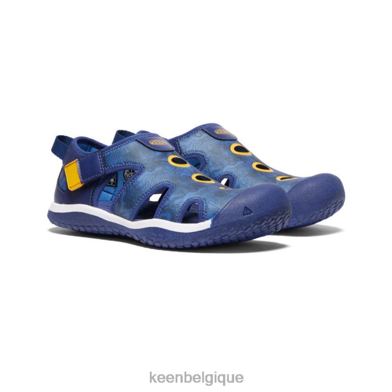 chaussure KEEN sandale en galuchat profondeurs de cobalt/bleu vif Grands enfants PD0JD916