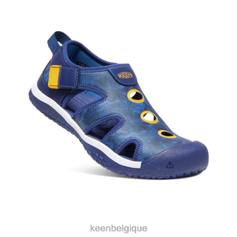 chaussure KEEN sandale en galuchat profondeurs de cobalt/bleu vif Grands enfants PD0JD916