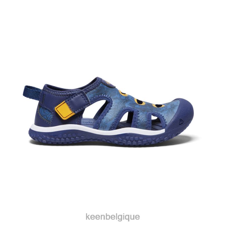 chaussure KEEN sandale en galuchat profondeurs de cobalt/bleu vif petits enfants PD0JD865