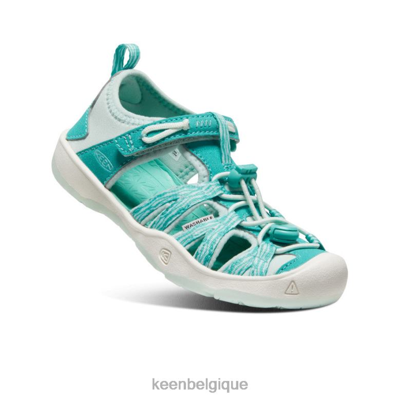 chaussure KEEN sandale moxie cascade/verre bleu petits enfants PD0JD961