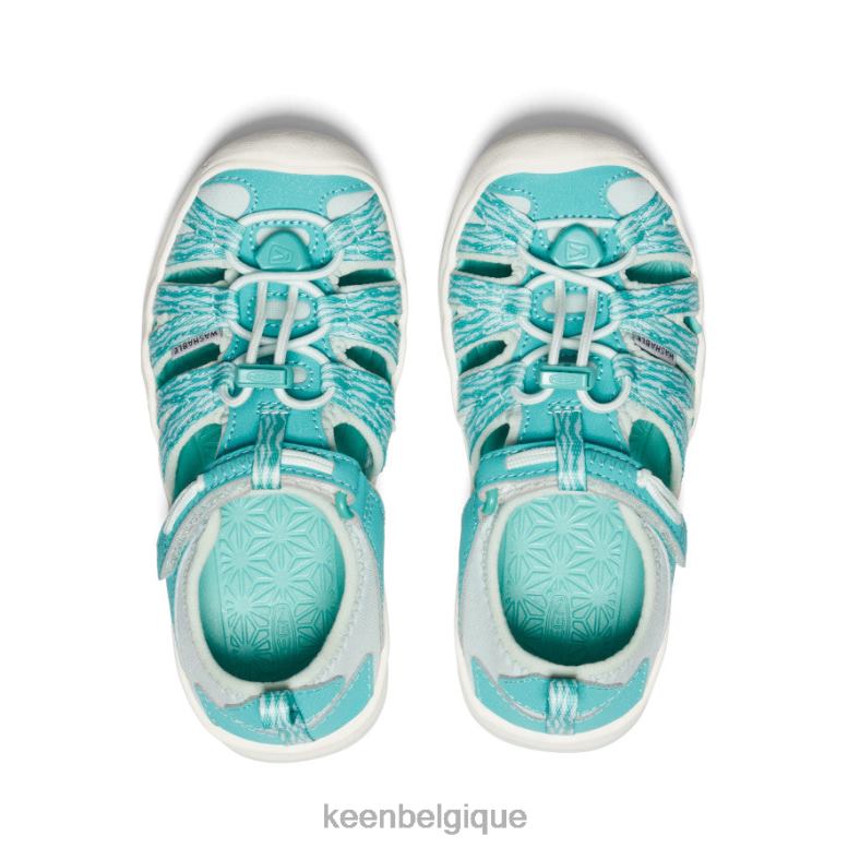 chaussure KEEN sandale moxie cascade/verre bleu petits enfants PD0JD961