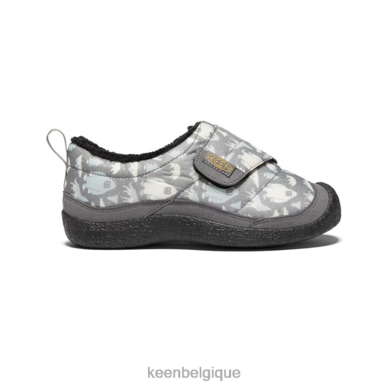 chaussure KEEN comment envelopper gris acier/blanc étoile Grands enfants PD0JD985