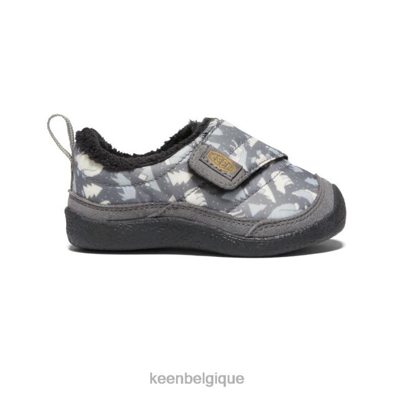 chaussure KEEN comment envelopper gris acier/blanc étoile les tout-petits PD0JD989