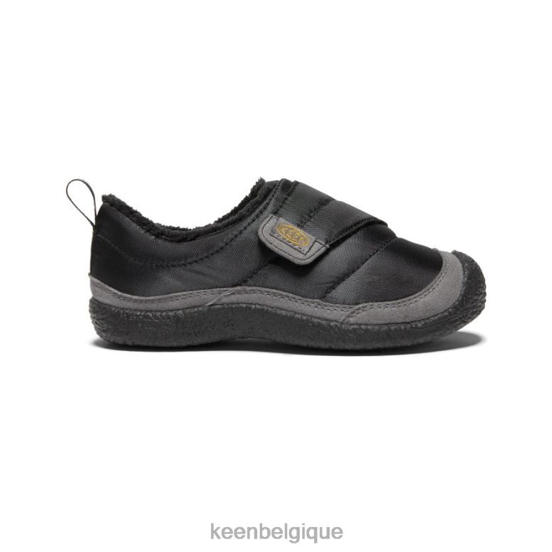 chaussure KEEN comment envelopper noir/gris acier petits enfants PD0JD990