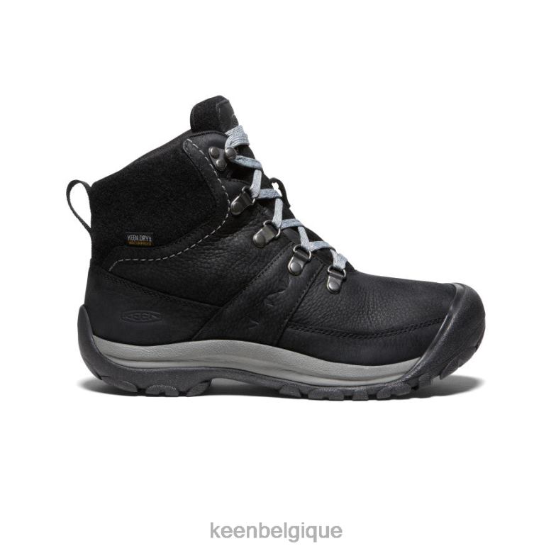 chaussure KEEN botte imperméable d'hiver kaci iii noir/gris acier femmes PD0JD675