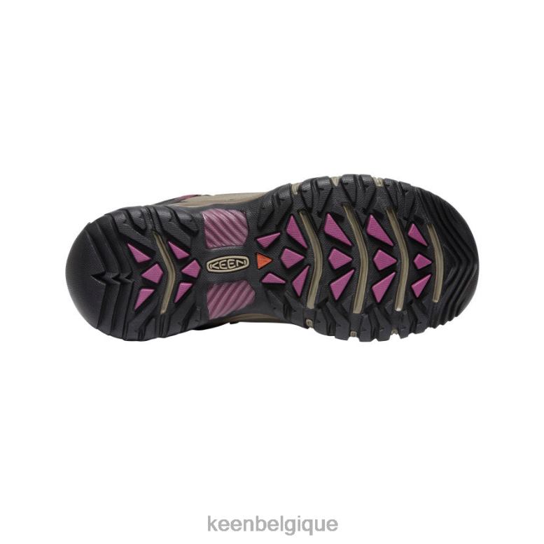 chaussure KEEN targhee iii imperméable mi blanc/berry de Boysen femmes PD0JD569