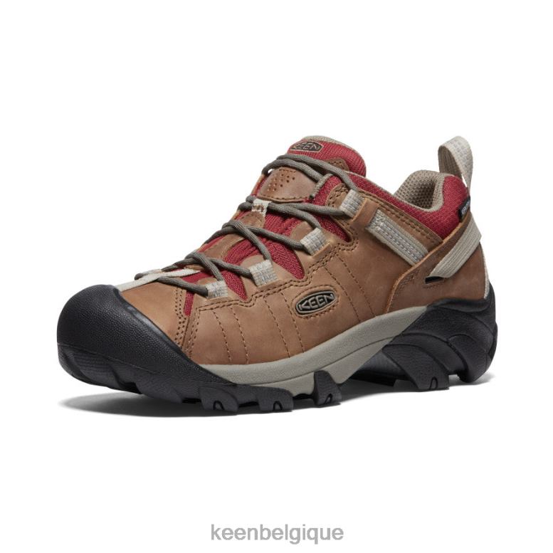chaussure KEEN Targhee II étanche safari/merlot femmes PD0JD543