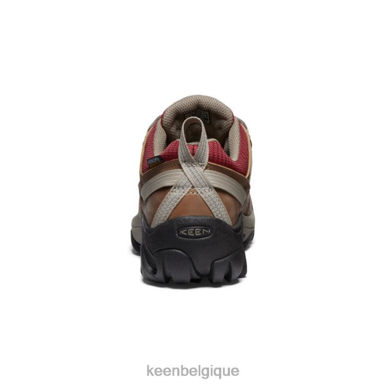 chaussure KEEN Targhee II étanche safari/merlot femmes PD0JD543
