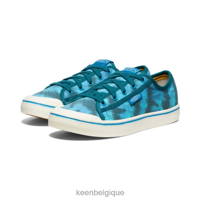 chaussure KEEN baskets elsa v teinture cravate mousse de mer/blanc étoile femmes PD0JD501