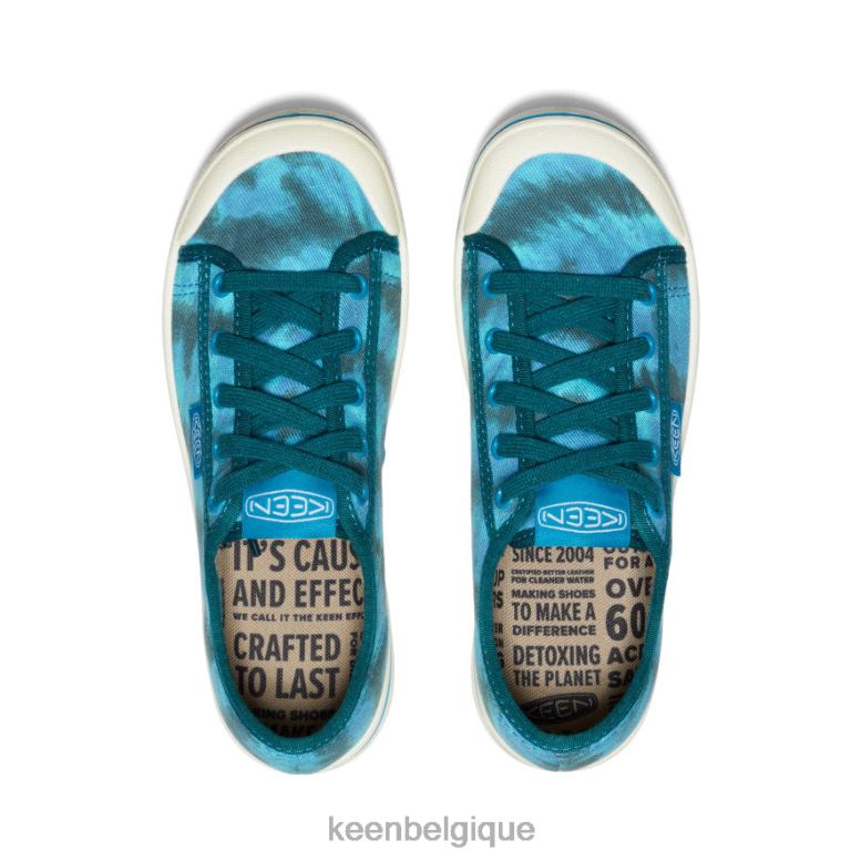 chaussure KEEN baskets elsa v teinture cravate mousse de mer/blanc étoile femmes PD0JD501