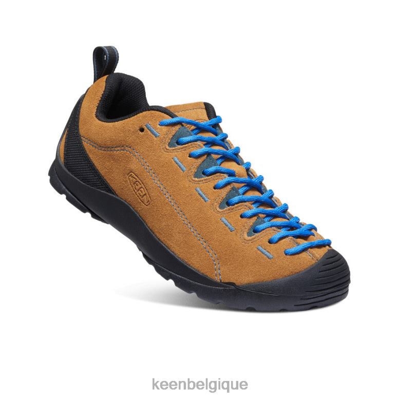 chaussure KEEN baskets en daim jaspe épice cathay/bleu orion femmes PD0JD562