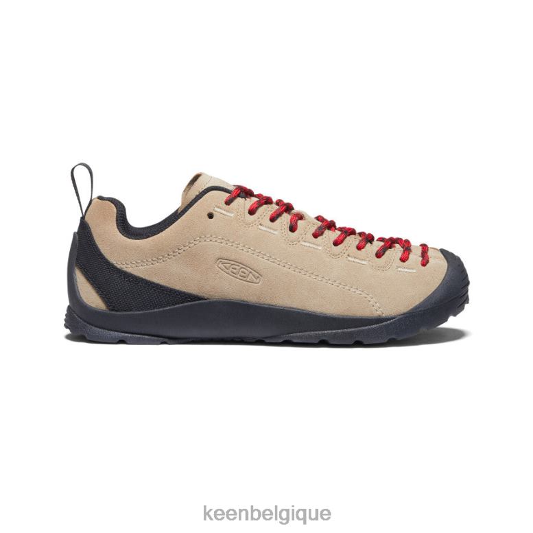 chaussure KEEN baskets en daim jaspe vison argenté femmes PD0JD561