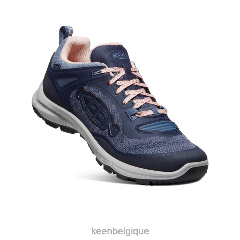 chaussure KEEN chaussure imperméable terradora flex indigo vintage/pêche femmes PD0JD604