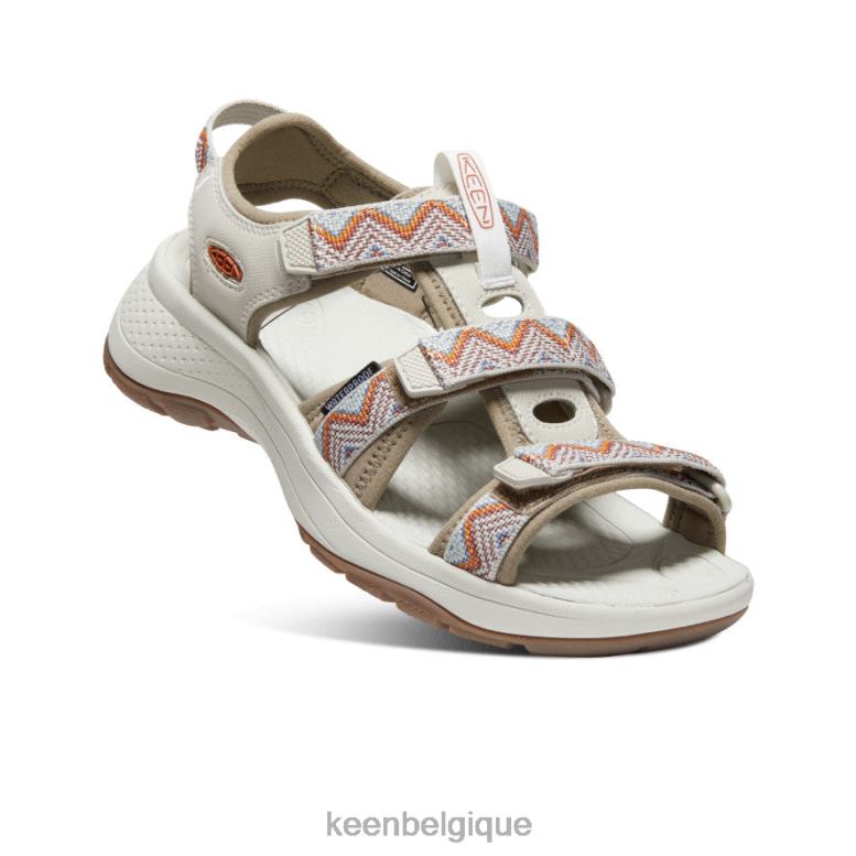 chaussure KEEN astoria west à bout ouvert chevron/loup de bois femmes PD0JD533