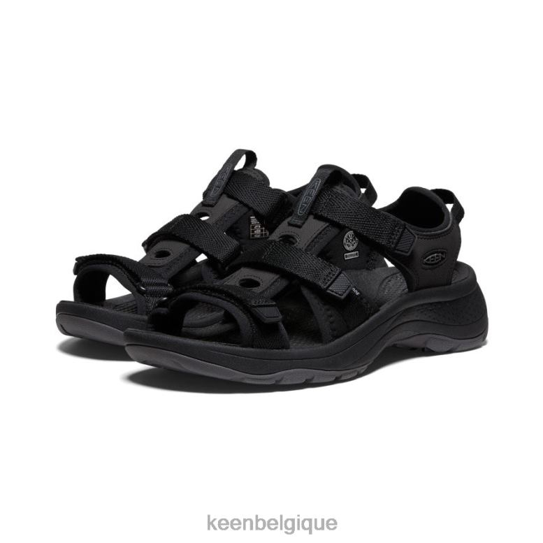 chaussure KEEN astoria west à bout ouvert noir femmes PD0JD532