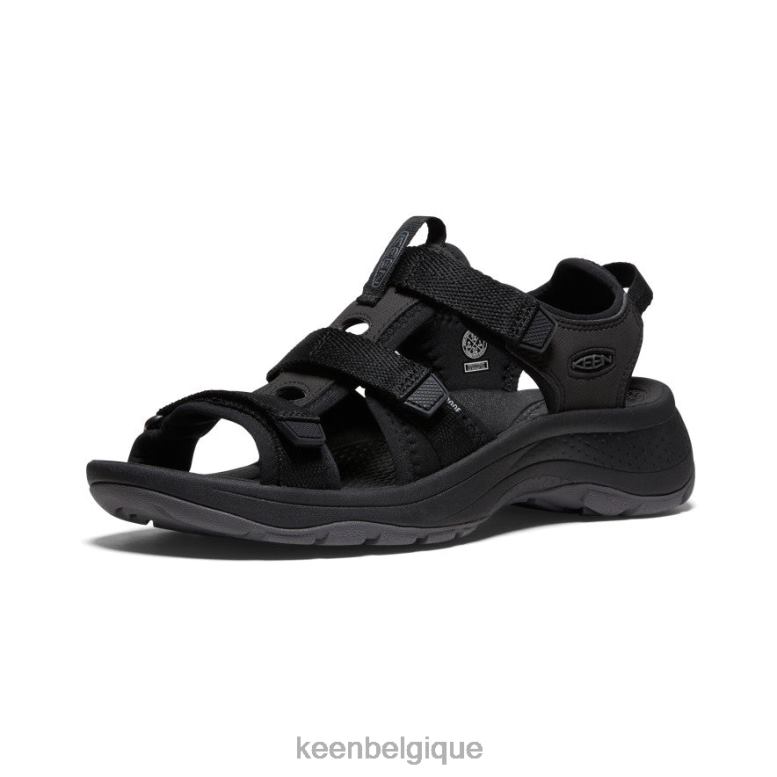 chaussure KEEN astoria west à bout ouvert noir femmes PD0JD532