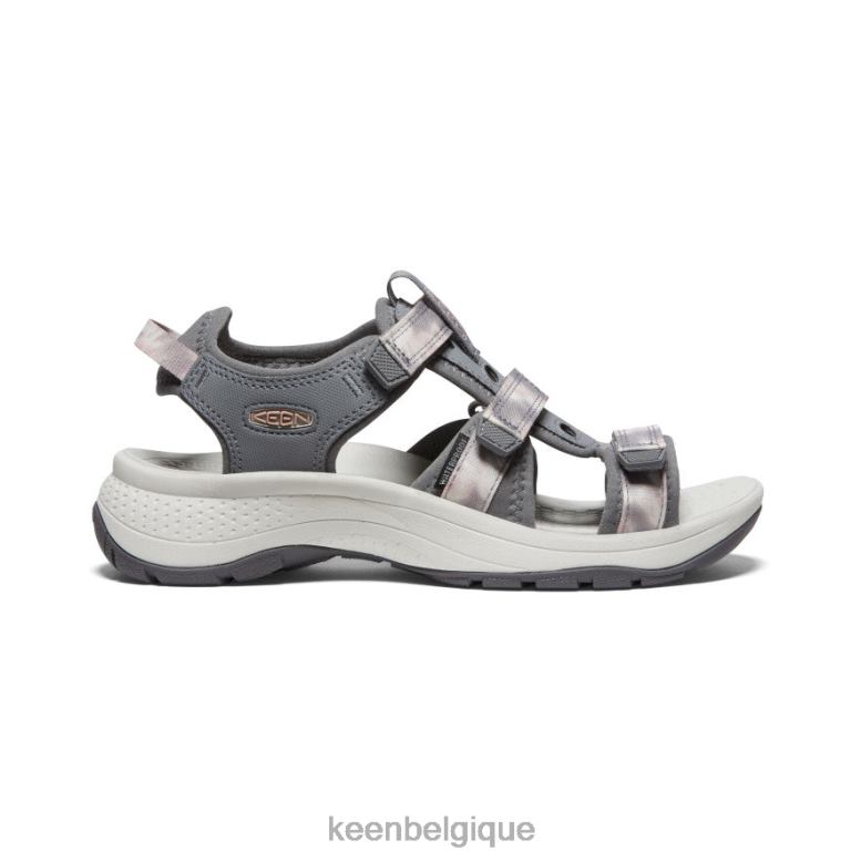chaussure KEEN astoria west à bout ouvert teinture fauve/tie femmes PD0JD535