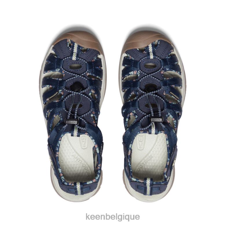 chaussure KEEN chuchoter bleu marine/bouleau femmes PD0JD525