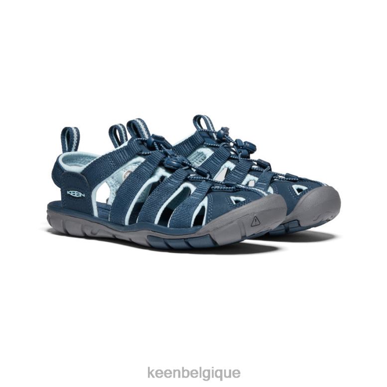 chaussure KEEN eau claire cnx lueur bleu marine/bleu femmes PD0JD556
