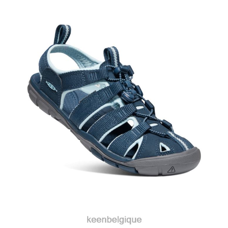 chaussure KEEN eau claire cnx lueur bleu marine/bleu femmes PD0JD556