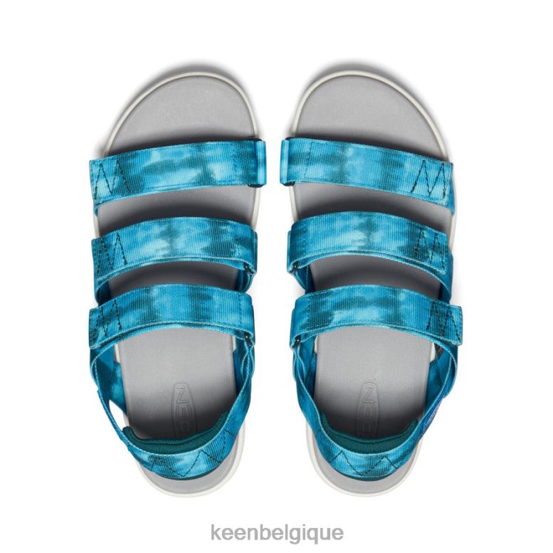 chaussure KEEN elle à bretelles teinture cravate Seamoss/blanc étoile femmes PD0JD473