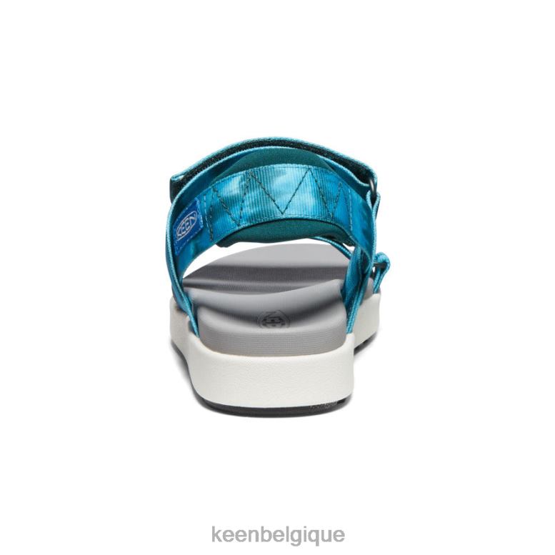 chaussure KEEN elle à bretelles teinture cravate Seamoss/blanc étoile femmes PD0JD473