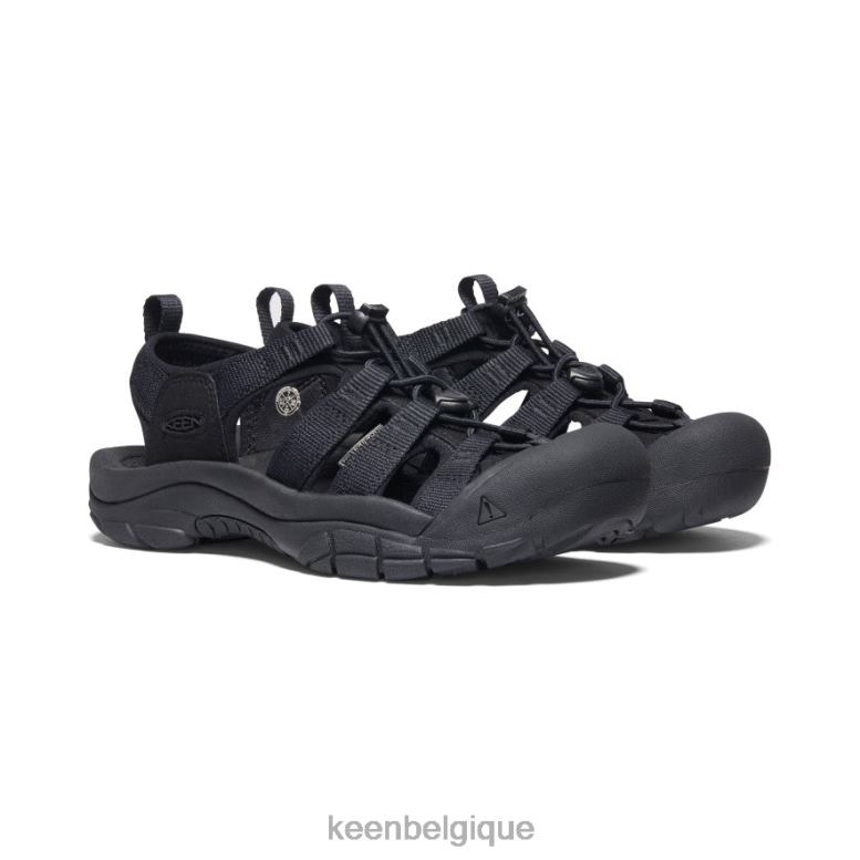 chaussure KEEN newport h2 triple noir femmes PD0JD414