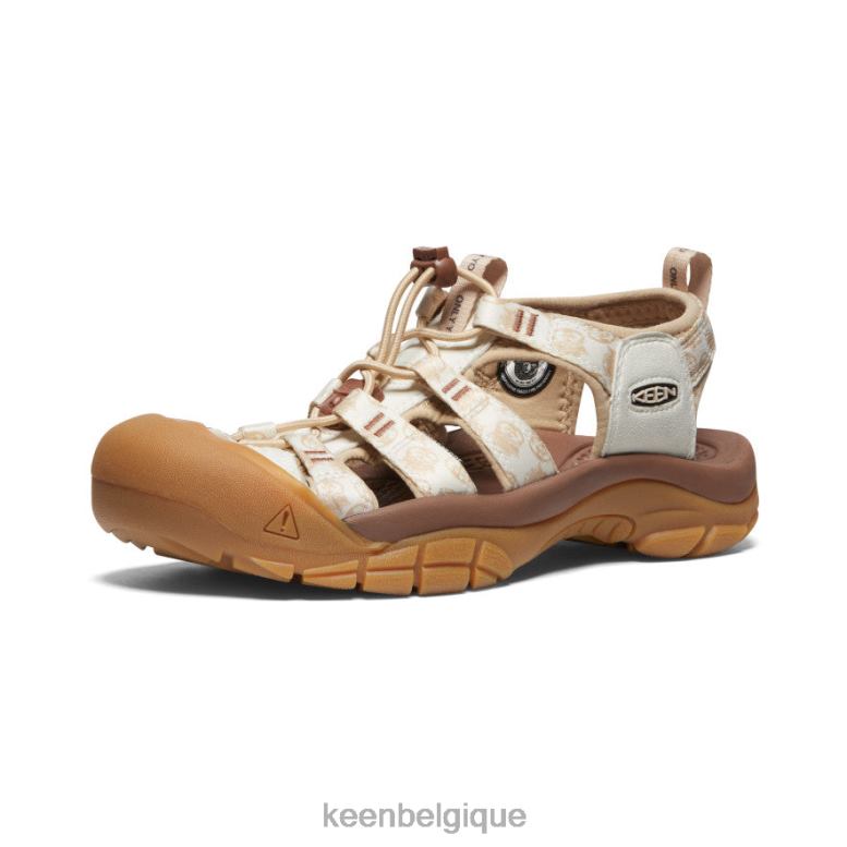 chaussure KEEN newport rétro x ours fumé ours enfumé/smores femmes PD0JD498
