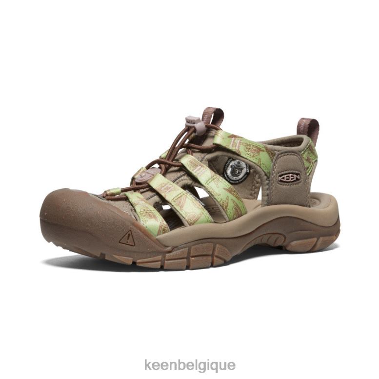 chaussure KEEN newport rétro x ours fumé ours fumé/estragon femmes PD0JD499