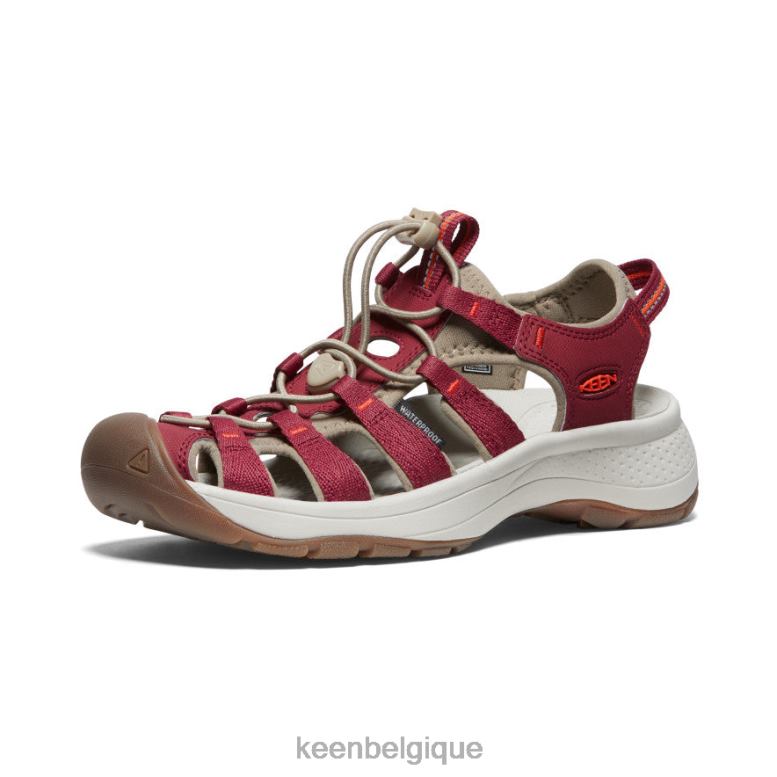 chaussure KEEN sandale astoria ouest merlot/ibis écarlate femmes PD0JD552