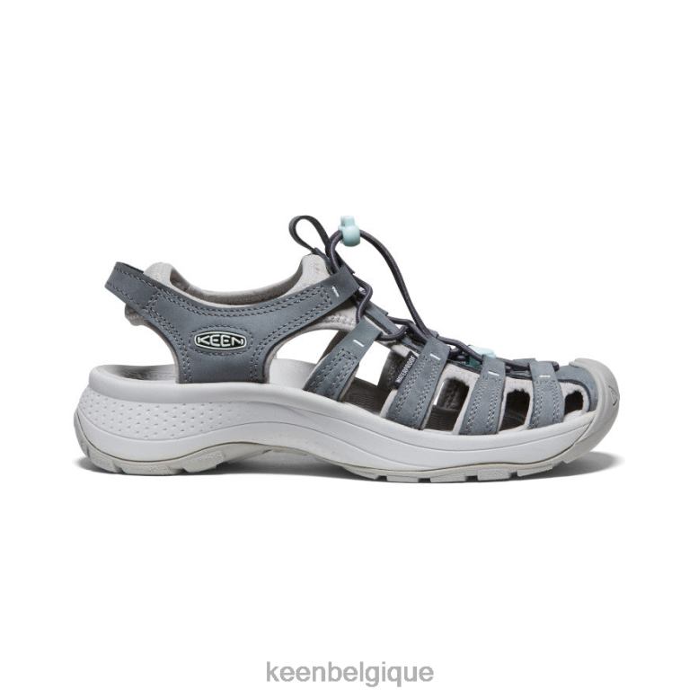chaussure KEEN sandale astoria west en cuir aimant/vapeur femmes PD0JD615