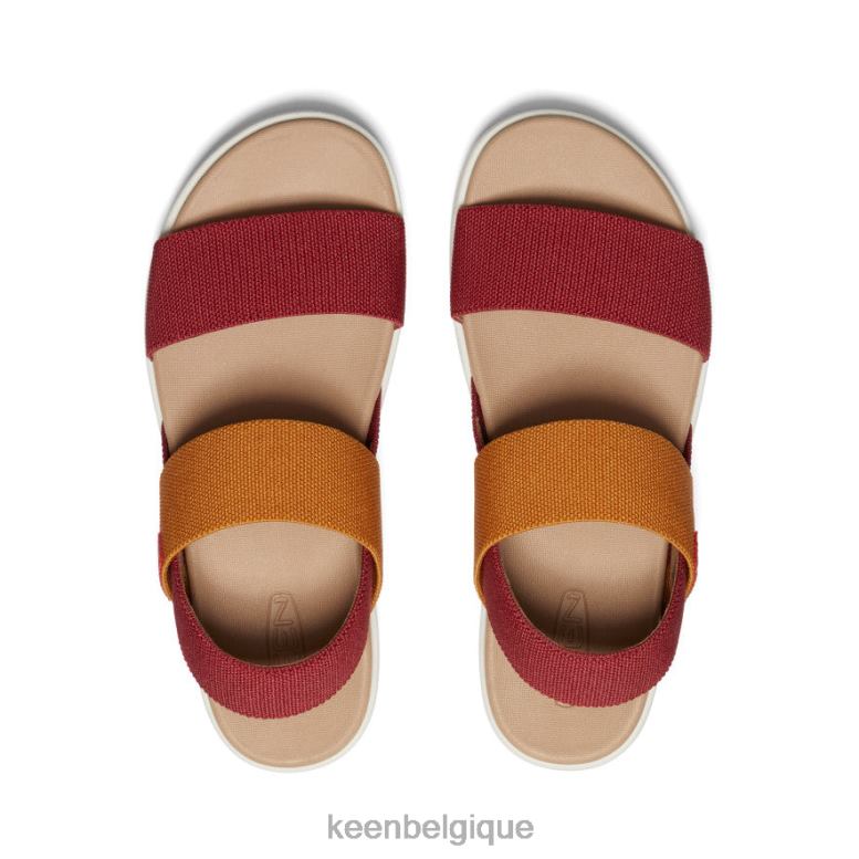 chaussure KEEN sandale à bride arrière elle merlot/bouleau femmes PD0JD416