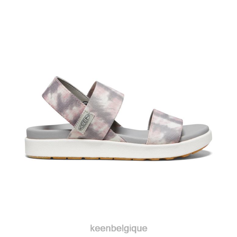 chaussure KEEN sandale à bride arrière elle tie dye fauve/blanc étoile femmes PD0JD420
