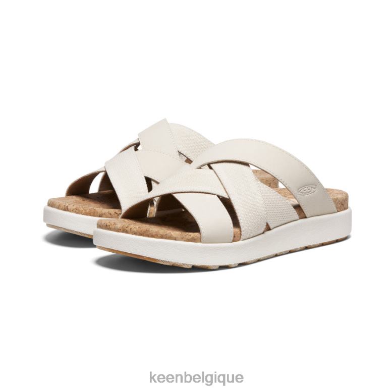 chaussure KEEN elle toboggan mixte bouleau/étoile blanc femmes PD0JD429