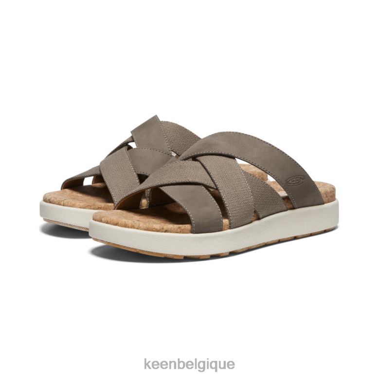 chaussure KEEN elle toboggan mixte bringé/bouleau femmes PD0JD428