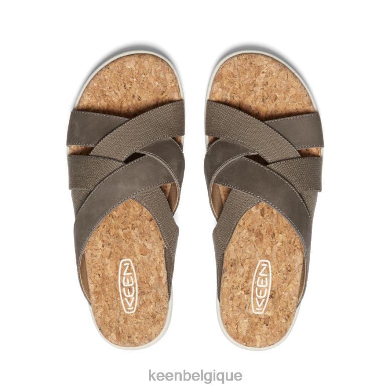 chaussure KEEN elle toboggan mixte bringé/bouleau femmes PD0JD428