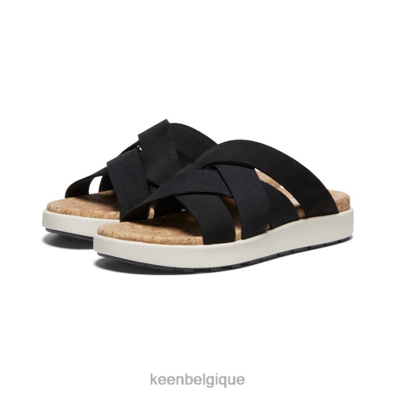 chaussure KEEN elle toboggan mixte noir/bouleau femmes PD0JD430