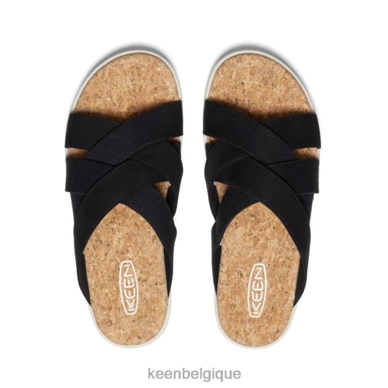 chaussure KEEN elle toboggan mixte noir/bouleau femmes PD0JD430