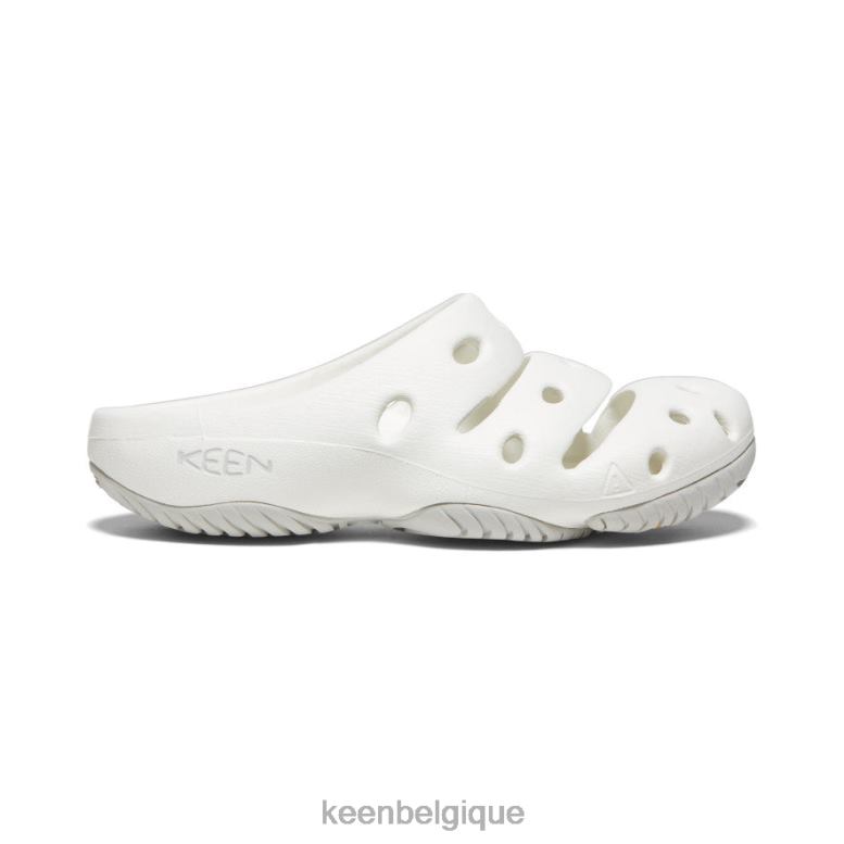 chaussure KEEN yogui étoile blanc/vapeur femmes PD0JD623