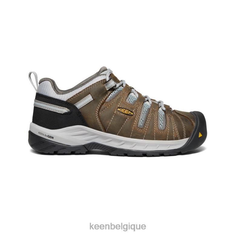 chaussure KEEN Flint II (embout en acier) cascade marron/spray surf femmes PD0JD635