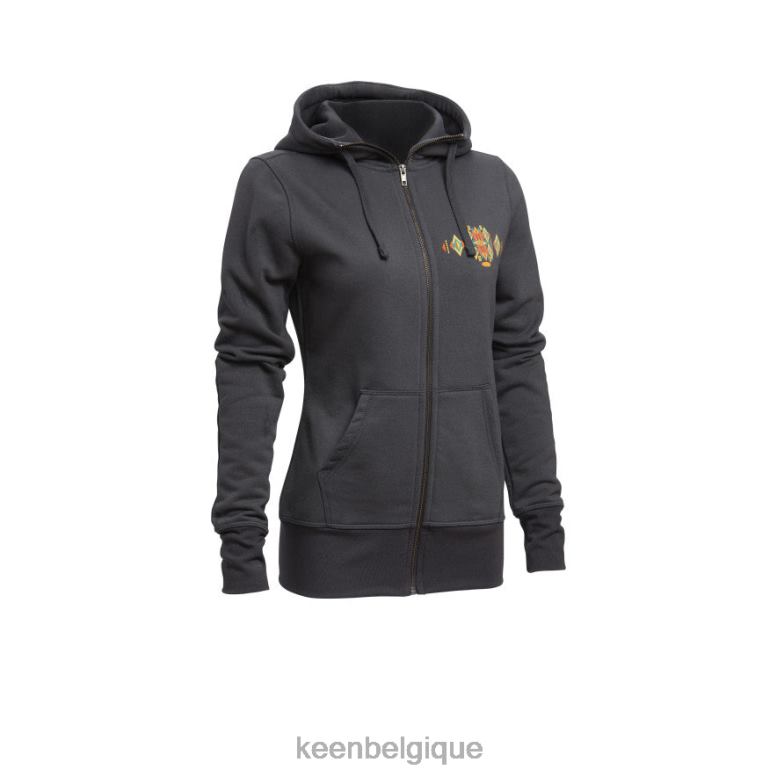 vêtements KEEN sweat à capuche diamant noir femmes PD0JD662
