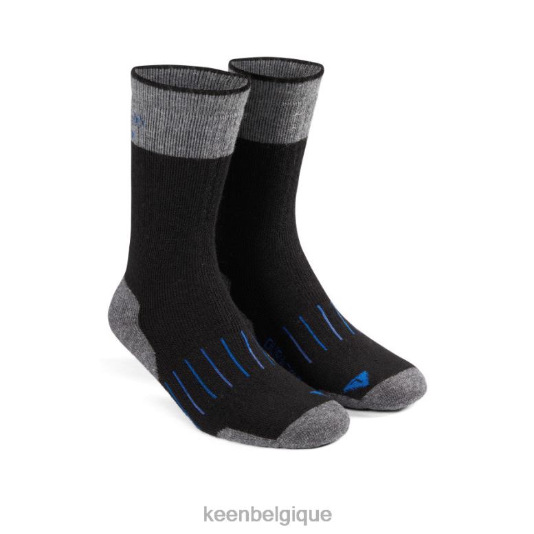 accessoires KEEN chaussettes mi-mollet double denier Pittsburg noir Hommes PD0JD334