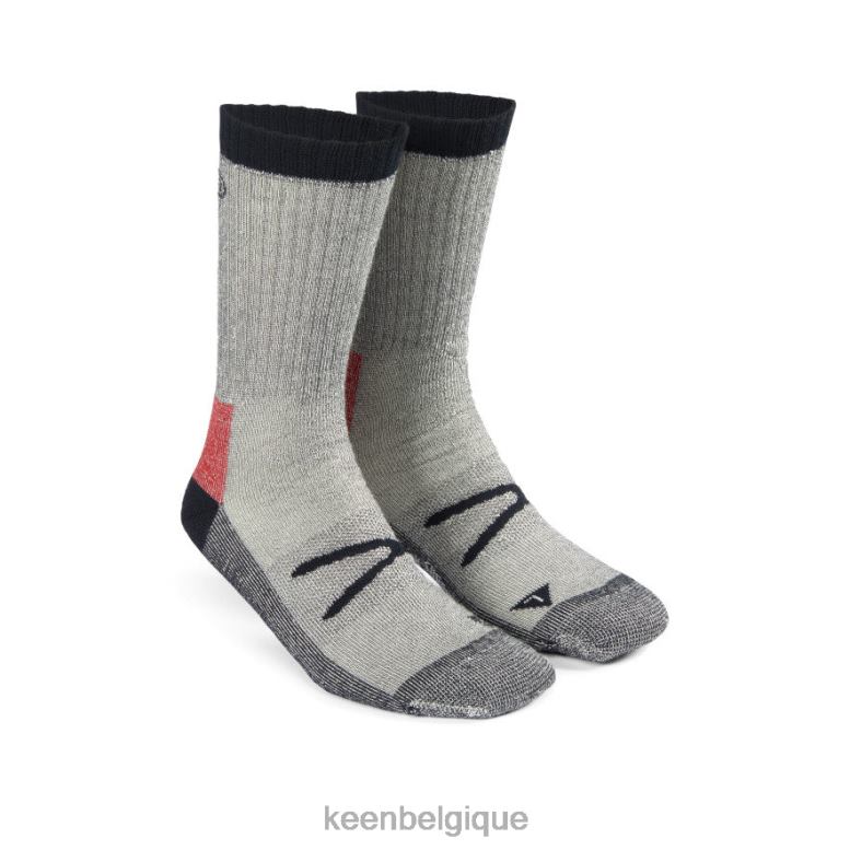 accessoires KEEN équipage moyen en silex noir Hommes PD0JD336