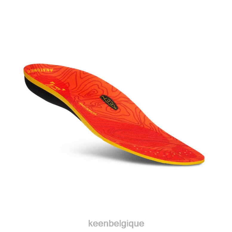 accessoires KEEN semelle intérieure extérieure K-30 à voûte haute rouge Hommes PD0JD274