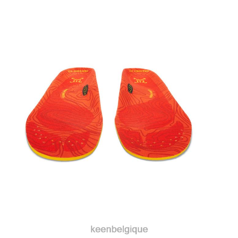 accessoires KEEN semelle intérieure extérieure K-30 à voûte haute rouge Hommes PD0JD274