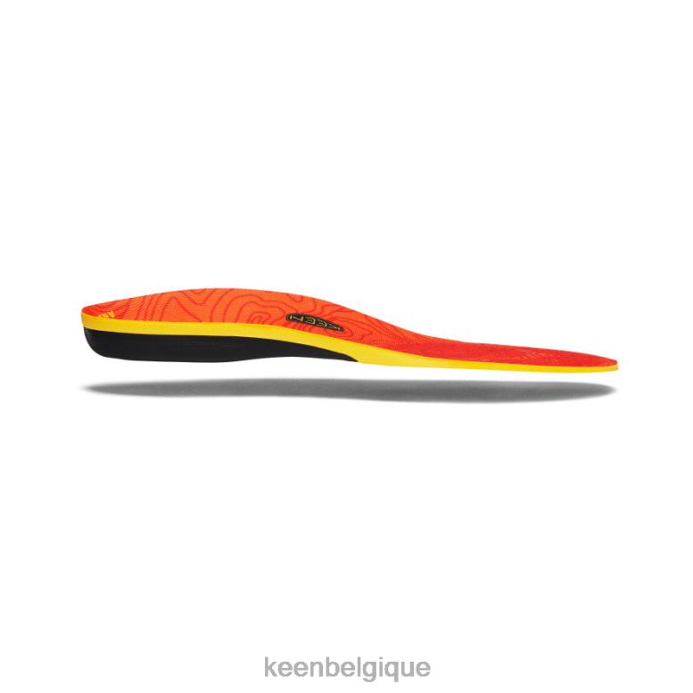 accessoires KEEN semelle intérieure extérieure K-30 à voûte haute rouge Hommes PD0JD274