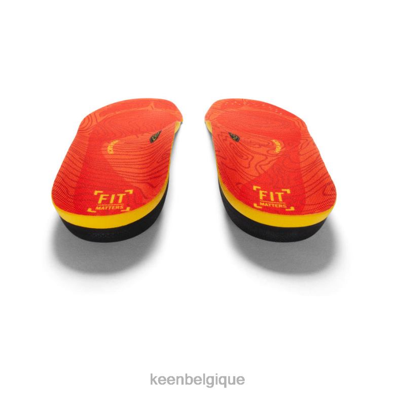 accessoires KEEN semelle intérieure extérieure K-30 à voûte haute rouge Hommes PD0JD274