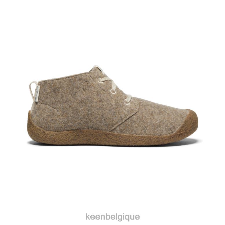 chaussure KEEN botte chukka mosey feutre taupe/bouleau Hommes PD0JD392