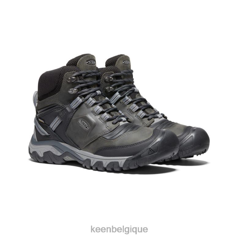 chaussure KEEN botte imperméable Ridge Flex aimant/noir Hommes PD0JD141
